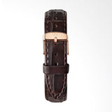 Daniel Wellington Classic York White Dial Brown Leather Strap Watch For Women - DW00100038 Buy Now By Daniel Wellington