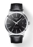 Tissot Gentleman Powermatic 80 Silicium Black Dial Black Leather Strap Watch For Men - T127.407.16.051.00 Buy Now By Tissot