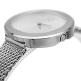 Calvin Klein Firm White Dial Silver Mesh Bracelet Watch for Women - K3N23126 Buy Now By Calvin Klein