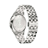 Versace Univers Analog Black Dial Silver Steel Strap Watch for Men - VEBK00418 Buy Now By Versace