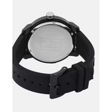 Tommy Hilfiger Denim Quartz Black Dial Black Rubber Strap Watch for Men - 1791483 Buy Now By Tommy Hilfiger