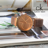 Calvin Klein Minimal Quartz Pink Gold Dial Pink Gold Mesh Bracelet Watch for Men - K3M11TFK Buy Now By Calvin Klein