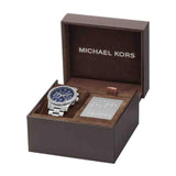 Michael Kors Hunger Stop 100 Series Navy Blue Dial Silver Steel Strap Watch for Women - MK5814 Buy Now By Michael Kors
