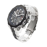 Guess Octane Chronograph Black Dial Two Tone Steel Strap Watch for Men - W1046G1 Buy Now By Guess