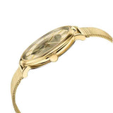 Versace V Circle Quartz Gold Dial Gold Mesh Bracelet Watch For Men - VBP07017 Buy Now By Versace