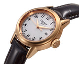 Tissot Carson White Dial Brown Leather Strap Watch For Women - T085.210.36.012.00 Buy Now By Tissot