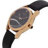 Tissot T Wave Black Dial Black Leather Strap Watch For Women - T112.210.36.051.00 Buy Now By Tissot