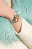 Gucci G Timeless Quartz Gold Dial Silver Steel Strap Watch for Women - YA1265035 Buy Now By Gucci