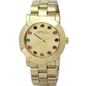 Marc Jacobs Blade Gold Dial Gold Steel Strap Watch for Women - MBM3141 Buy Now By Marc Jacobs