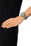 Gucci G Timeless Floral Turquoise Dial Turquoise Leather Strap Watch For Women - YA1264085 Buy Now By Gucci