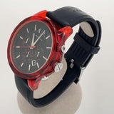 Armani Exchange Outerbanks Chronograph Black Dial Black Silicone Strap Watch For Men - AX1338 Buy Now By Armani Exchange