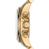 Michael Kors Bradshaw Chronograph Black Dial Gold Steel Strap Watch For Women - MK6959 Buy Now By Michael Kors