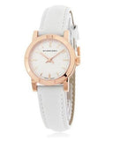 Burberry The City White Dial White Leather Strap Watch for Women - BU9209 Buy Now By Burberry