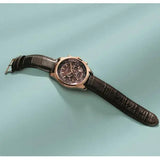 Guess Pursuit Chronograph Brown Dial Brown Leather Strap Watch for Men - W0500G3 Buy Now By Guess