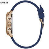 Guess Zena Blue Dial Blue Silicone Strap Watch For Women - W1094L2 Buy Now By Guess