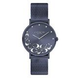 Coach Perry Blue Dial Blue Mesh Bracelet Watch for Women - 14503824 Buy Now By Coach