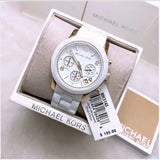 Michael Kors Runway White Dial White Steel Strap Watch for Women - MK5145 Buy Now By Michael Kors