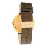 Versace V Metal Icon Gold Dial Brown Strap Watch for Women - VLC130016 Buy Now By Versace