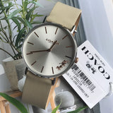 Coach Perry Silver DIal White Leather Strap Watch for Women - 14503116 Buy Now By Coach