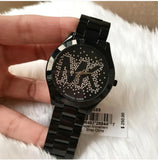 Michael Kors Slim Runway Black Dial Black Steel Strap Watch for Women - MK3589 Buy Now By Michael Kors
