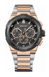 Hugo Boss Supernova Black Dial Two Tone Steel Strap Watch for Men - 1513358 Buy Now By Hugo Boss