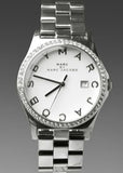 Marc Jacobs Henry Diamonds White Dial Silver Steel Strap Watch for Women - MBM3044 Buy Now By Marc Jacobs