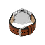 Fossil Dillinger Luggage Chronograph Green Dial Brown Leather Strap Watch for Men - FS5734 Buy Now By Fossil