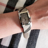 Burberry The Pioneer Grey Dial Leather Strap Watch for Women - BU9504 Buy Now By Burberry