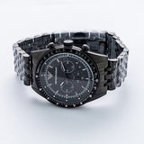 Emporio Armani Tazio Chronograph Black Dial Black Steel Strap Watch For Men - AR5989 Buy Now By Emporio Armani