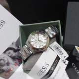 Guess BFF Multifunction Silver Dial Silver Steel Strap Watch for Women - W0231L1 Buy Now By Guess