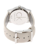 Calvin Klein City White Dial White Leather Strap Watch for Women - K2G231XH Buy Now By Calvin Klein