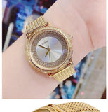 Guess Willow Two Tine Dial Gold Mesh Bracelet Watch For Women - W0836L3 Buy Now By Guess