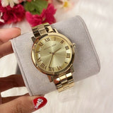 Michael Kors Norie Gold Dial Gold Steel Strap Watch for Women - MK3560 Buy Now By Michael Kors