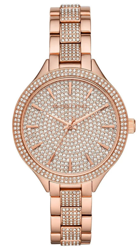 Michael Kors Crystals Pavé Rose Gold Dial Rose Gold Steel Strap Watch for Women - MK3799 Buy Now By Michael Kors