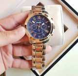 Fossil Grant Chronograph Blue Dial Two Tone Steel Strap Watch for Men - FS5024 Buy Now By Fossil