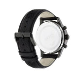 Hugo Boss Blackout Chronograph Black Dial Black Leather Strap Watch For Men - HB1512567 Buy Now By Hugo Boss