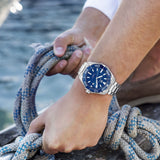 Tag Heuer Aquaracer Blue Dial Quartz Silver Steel Strap Watch for Men - WAY111C.BA0928 Buy Now By Tag Heuer