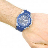 Guess Octane Chronograph Black Dial Blue Rubber Strap Watch For Men - W1047G2 Buy Now By Guess