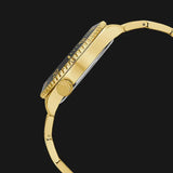 Guess Axle Multifunction Black Dial Gold Steel Strap Watch For Men - GW0488G2 Buy Now By Guess