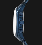 Armani Exchange Hampton Chronograph Blue Dial Blue Steel Strap Watch For Men - AX2430 Buy Now By Armani Exchange