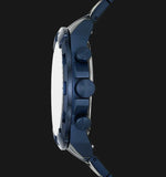 Fossil Bronson Chronograph Blue Dial Blue Steel Strap Watch for Men - FS5916 Buy Now By Fossil