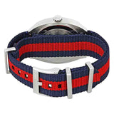 Gucci GG2570 Quartz Blue Dial Blue & Red Nylon Strap Watch For Men - YA142304 Buy Now By Gucci