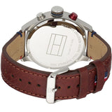 Tommy Hilfiger Trent Quartz Blue Dial Brown Leather Strap Watch for Men - 1791066 Buy Now By Tommy Hilfiger