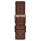 Guess Multi-Function Chronograph White Dial Brown Leather Strap Watch For Men - GW0389G8 Buy Now By Guess