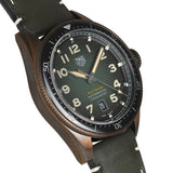 Tag Heuer Autavia Calibre 5 Automatic Olive Green Dial Green Leather Strap Watch for Men - WBE5190.FC8268 Buy Now By Tag Heuer