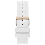 Guess Moonlight Diamonds White Dial White Rubber Strap Watch for Women - GW0257L2 Buy Now By Guess