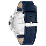 Tommy Hilfiger Lars Chronograph Blue Dial Blue Leather Strap Watch For Men - 1792063 Buy Now By Tommy Hilfiger