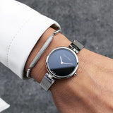 Calvin Klein Authentic Black Dial Silver Mesh Bracelet Watch for Women - K8G23121 Buy Now By Calvin Klein