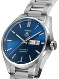 Tag Heuer Carrera Automatic Blue Dial Silver Steel Strap Watch for Men - WAR201E.BA0723 Buy Now By Tag Heuer