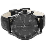 Hugo Boss Blackout Chronograph Black Dial Black Leather Strap Watch For Men - HB1512567 Buy Now By Hugo Boss